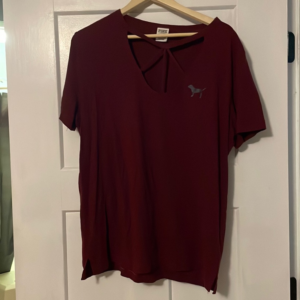 Pink Maroon Shirt